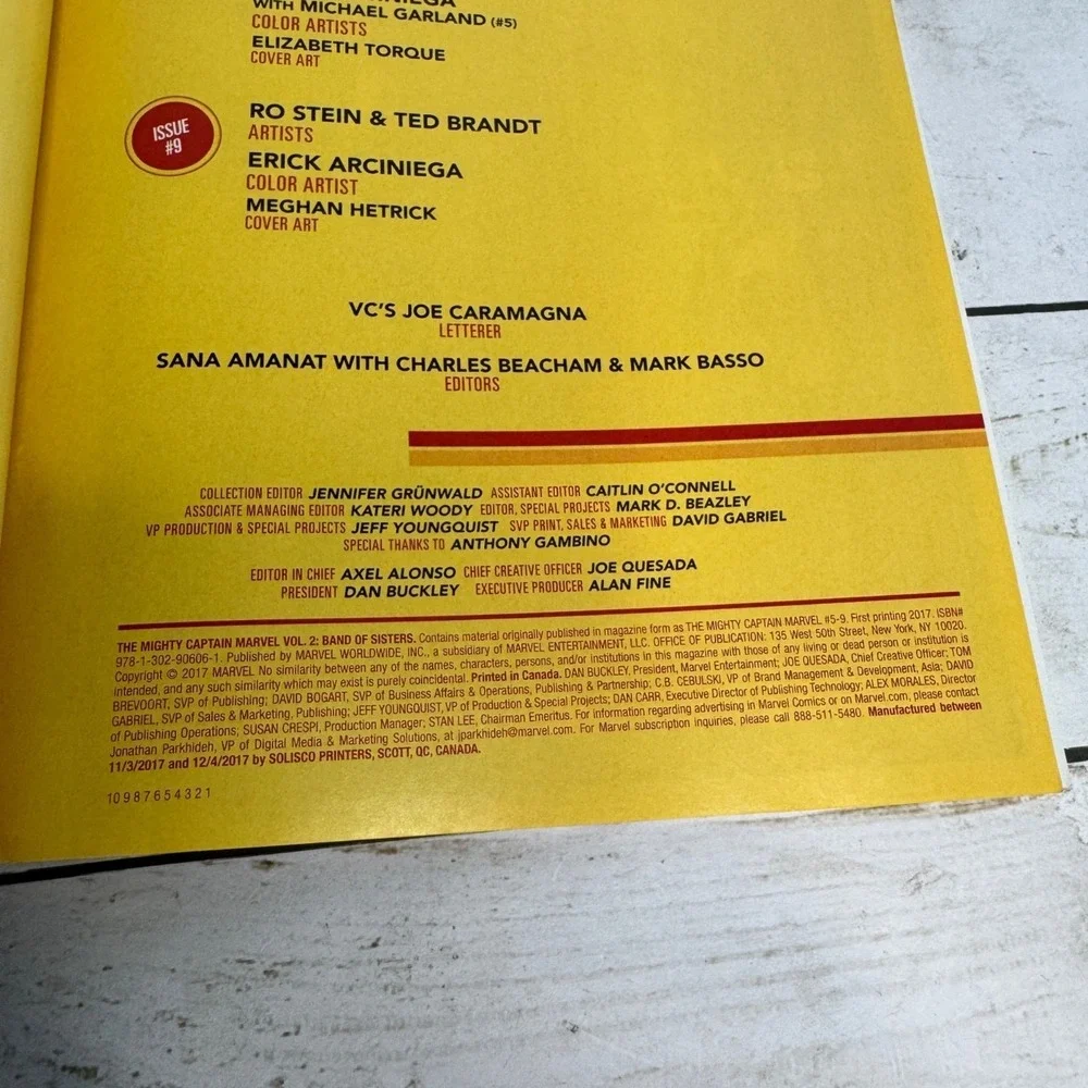 The Mighty Captain Marvel Band of Sisters Marvel TPB‎ Graphic Novel Stohl 2017
